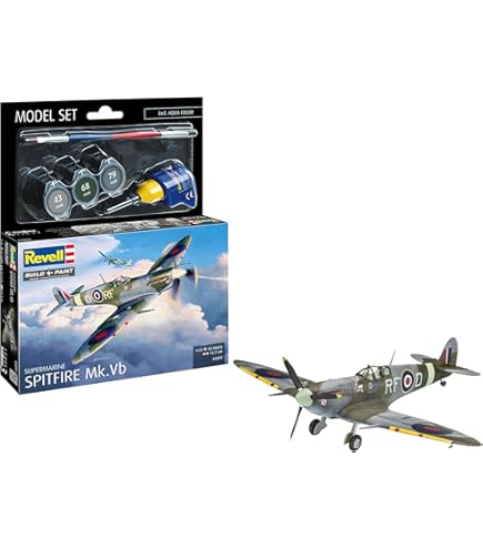 Airfix-supermarine Spitfire Mk.vb (10/20) * (Af05125a) - modelbouwsets, hobbybouwspeelgoed voor kinderen, modelverf en accessoires