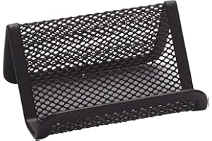 Q-Connect 939925 Porte-cartes Visite Mesh Capacité 30-40 Cartes 110 x 75 x 50 mm Couleurs Assorties