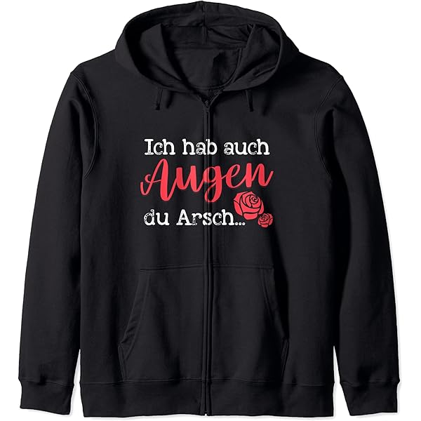 Ich Hab Auch Augen Du Arsch Tank Top - Lustiger Spruch Mit Rosen Design