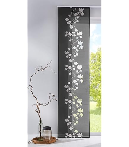 Home Fashion Edmonton Gordijn, polyester, meerkleurig, 245 x 60