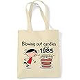 Tribal T-Shirts Blowing Out Candles Since 1985 40th Birthday Tote/Shoulder Bag