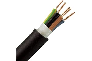 Kopp NYY-J 157410042 Underground Cable 5 x 1.5 mm² 10 m Black