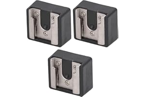 Sxhlseller 3 PCS Blitzschuh-Adapter, Metall-Blitzschuhhalterung mit 1/4-Zoll-Schraubgewinde, Blitzschuh-Schraubadapter für Stativ, Einbeinstativ, Kugelkopf