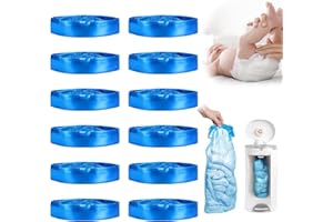 TAPVAI 12 Recharge Poubelle a Couche Bebe, 4.5m Sac Poubelle Couche, Bloque Les Odeurs avec 7 Couches Protectrices, pour Tous Les Types de Recharges, pour Litter Lockerii