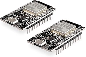 Diymore 2 pezzi per ESP32 Scheda di sviluppo Nodemcu per ESP32 NodeMCU Modulo USB C 2.4 GHz WLAN WiFi Bluetooth CH340 Chip