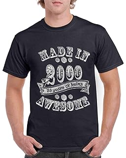 Made In 2000 T Shirt For Men Perfect 21st Birthday Men Ladies Shirt Funny Presents Born In 2000 Happy Birthday Gifts Buy Online In Mongolia At Mongolia Desertcart Com Productid 216430343
