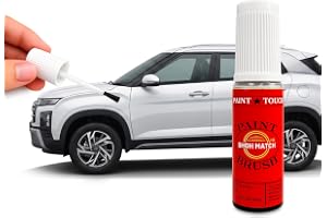 Show Match 2K Touch-Up Paint for Hyundai Creta– Scratch Remover Pen (Multiple Colors) (Atlas White(SAW)