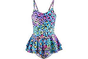 DivingBirds Girls Swimming Costume Me Kids Swimsuit One Piece Swimming Suit for Girls Adjustable Bathing Suits Age 4-9 Years