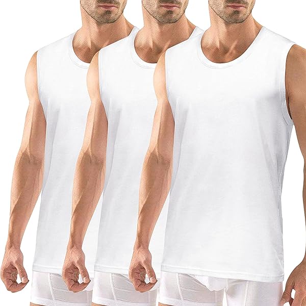 COOFANDY Tanktop voor heren, verpakking van 3 stuks, mouwloze onderhemden, spiershirts, atletische okselhemden, fitness, ronde hals, zwart/legergroen/grijs, M