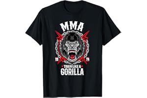 MAGLIETTA MMA COMBATTENTE Arti marziali miste MMA Gorilla Maglietta