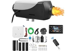 XKISS Diesel Standheizung, Standheizung Diesel 8kw, Diesel Heizung 12v, Mit LCD Schalter Anzeige und Fernbedienung für schnelle Heizung, für RV Boote LKW KFZ PKW Wohnmobil