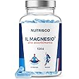 Magnesio Vegetale + Vitamina B6 Bio-attiva | Uguale Contenuto di Magnesio Marino e Assorbimento al Bisglicinato e Citrato | 1
