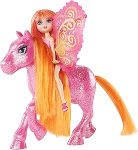 Barbie T7472 Mini Fee Te Pony Doll Pink Glitter