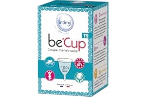 BE’CUP INTIMY CARE - Coupe menstruelle taille 2 - Protection hygiénique alternative