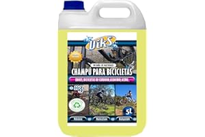 Viks | Limpiador de Bicicletas | Bike Cleaner | Champu Bici eBikes Neutro y Suave | Válido para Carbono, Aluminio, etc | Limpiador de Cuadros | 5L