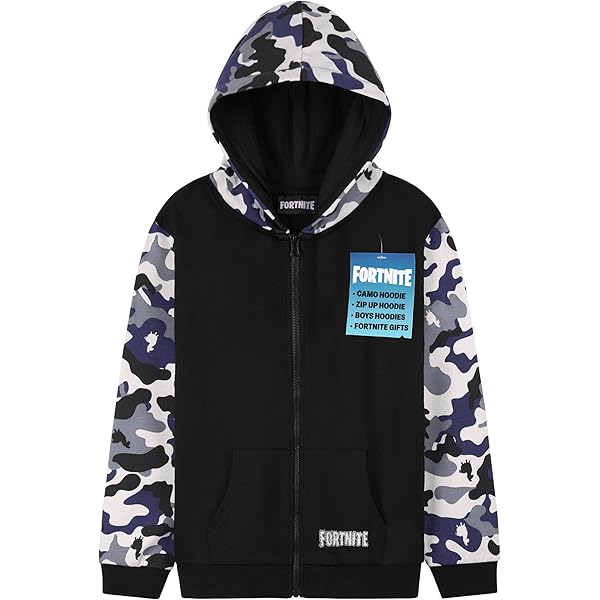 Fortnite Peely Youth Pullover Hoodie - 50/50 Cotton Blend, US Medium, Kangaroo Pocket