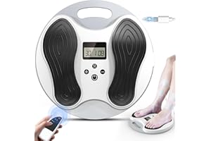 DANCESPOT Medic Durchblutungs-stimulator Beine, Durchblutungsstimulator Füße Beine mit 4 TENS Elektroden Pads, EMS Fußmassagegerät Elektrisch Verbessert Durchblutung und Neuropathie Linderung Fußschmerzen