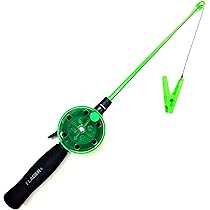 2x Mini-Eis-Angelruten Set Für Kinder - Sicherer Krabbenfang Ohne Haken