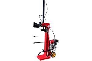 CROSSFER GMBH CROSSFER Holzspalter HSP13T-G6,5 13 Tonnen Spaltkraft / 104 cm Spaltlänge/Benzinmotor 6,5 PS 4 Takt OHV luftgekühlt / 2 Hand Bedienung/große Transporträder/hohe Spaltkraft