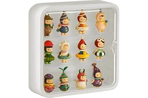 aleawol Sammlervitrine Hängend mit Magnettür, 3 Schicht Wandvitrine Hängend 30x8x30 cm, Schaukasten Vitrine für Wand, Klare Vitrine für Automodelle Anime Figuren Sammeln