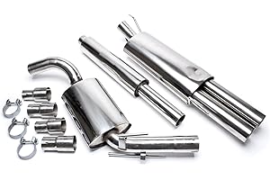 TA Technix Edelstahlanlage 2x76mm VW Golf III