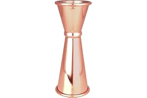 COCKTAIL7 Dosificador Cóctel y Alcohol 25/50ml Jigger Profesional Acero Inoxidable Cobre (4 Colores Disponibles)