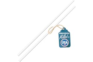 Peachtree Woodworking Supply UHMW Precyzyjnie frezowany pręt 3/10.2 cm x 3/20.3 cm x 91.4 cm do przyrządów, osprzętu lub szczelin ukośnych (rozmiar 3/10.2 cm x 3/20.3 cm), prowadnice z łatwością, do