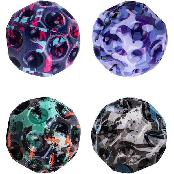 YBN Super High Bouncing Ball, Moon and Space Balls for Kids