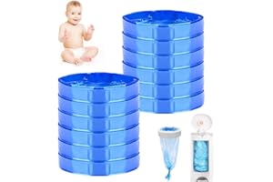 LUOJINYI papelera pañales bebe, 12 Piezas Recambios Contenedor de Pañales, compatible con el contenedor de pañales Tommee Tippee Sangenic Tec Simplee Sangenic Twist & Click（compatible con todos）