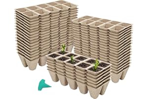 CEED4U 36 Pack Seed Starter Trays Nursery Pots 360 Cell Outdoor Garden Sprouting Seedling Pots Organic Plant Starter Kit with 15 Plant Labels
