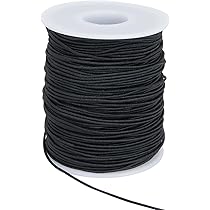 Cordon élastique 1mm 100m Cordon D'Artisanat Fil Rouleau De