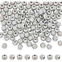 300 Perles D'espacement En Argent Sterling 925 - 2/3/4mm Ronde Pour Bijoux DIY | Lot De Perles Lisses - 2
