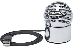 Samson SAMETEORITE Meteorite USB Condenser mic for computer recording, White