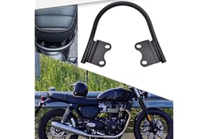 Midimttop Motorrad Passagier Rücksitz Haltegriff Griff Sitz Armlehne Griff Gepäckträger fit for Tri&um&ph Street Twin 900 2016-2023 Speed Twin 900 Zubehör 2023-2024