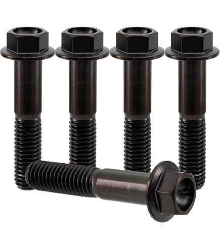 Viti In Titanio GR5/TC4 M6x16 E M6x20 Con Rondella Per Bicicletta – Leggere, Anticorrosione, Alta Resistenza, Colori Disponibili