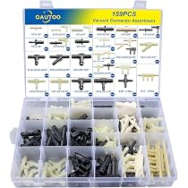 OPK 12 – 90-Piece Vacuum Cap Assortment Kit, Rubber, 12 Varieties, Top Quality Aftermarket