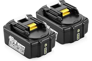 Energup 2 Stück 18V 5.0Ah Ersatzakku für Makita Akku 18V BL1860 BL1850 BL1840 BL1830 BL1820 BL1815 Werkzeugakkus