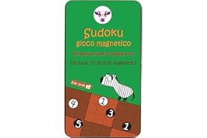 THE PURPLE COW Purple Cow- Sudoku Magnetic Game, Verde, 7290016026962