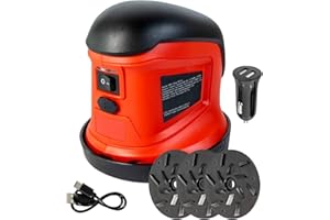 ‎MAUK Mauk Elektrischer Eiskratzer für Auto & Kfz | Akku-Enteisung mit 12V-USB Adapter, Ladekabel & 3 Ersatzscheiben – Leistungsstarkes Komplettset gegen Vereisung, kabellos & effizient | Geschenkidee