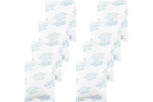 MABAHON 8 Packs 50 Gram Silica Gel Desiccant Non Toxic Moisture Absorber Dehumidifiers Mold Mildew Fungus Corrosion Prevention for Jewelry Tools