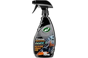 Turtle Wax 53787 Hybrid Solutions Ceramic Graphene Inside Job, Interior All Purpose Car Cleaner and Protectant, Odor Eliminator, Works on Leather, Vinyl, Plastic, Rubber and More, 16 fl oz