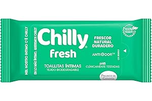 Chilly Pocket - Toallitas Gel, Íntimas Aptas Para Uso Diario, Fórmula Fresca, Es, 12 Unidad