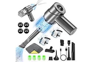 UCAMP Aspirateur à Main sans Fil 12000PA Mini Aspirateur Voiture,Aspirateur Portable Puissant,Aspirateur Voiture sans Fil,Petit Aspirateur pour Maison Voiture Bureau Table Canapé