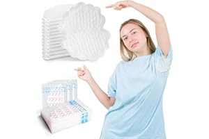 Ruitena Armpit Sweat Pads for Women & Men, (30 Pads) Disposable Underarm Sweat Pad, 120x126 mm Larger Size for Better Coverage