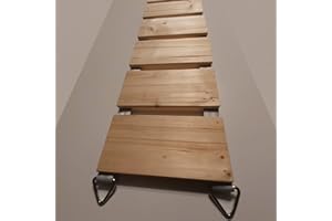 Medikratz Catwalk - Ponte sospeso per gatti, in legno massello di alta qualità, diverse lunghezze, 50 cm - 200 cm (naturale) (100 cm)