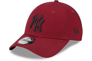 New Era New York Yankees MLB League Essential Cardinal Black 9Forty regulowana czapka