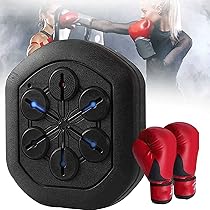 Macchina Per Pugilato Musicale Con Luci - TsoLay Boxe A Parete Elettronica Con Bluetooth E Guanti - Foto 2