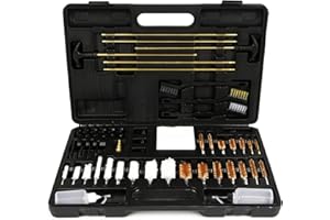 GUGULUZA Kit de Limpieza Universal de Escopeta, Pistola, Rifle con Estuche Portátil