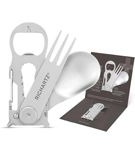 Mini gereedschap met 5 functies – EGON – pakketmes – karabijnhaak – klein zaagblad – 420 roestvrij staal, aluminium – zwart – Origineel van TROIKA