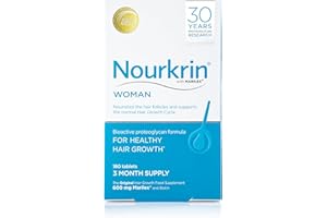 Nourkrin Woman for Healthy Hair Growth food supplement with Marilex, biotin and silica 180 tablet pack (3 month supply)